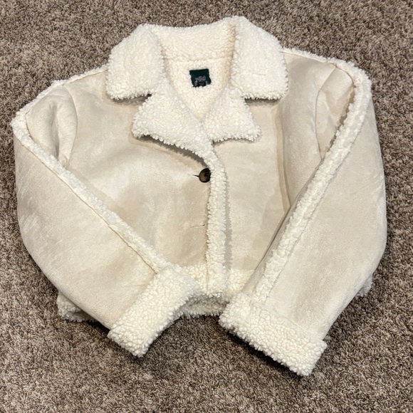 wild fable Jackets & Blazers - Wild Fable Cream Sherpa Jacket
